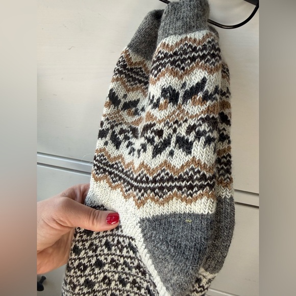 Men’s Nordic Cozy Sheep Wool Thermal Socks Size 8–9 Winter Warm  Gray NEW - Picture 9 of 16